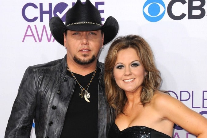Picture of Jessica Marlin and her former husband Jason Aldean